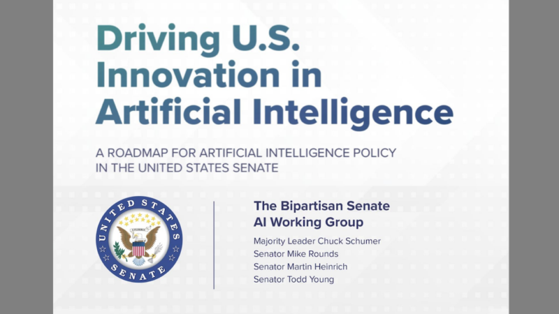 A ROADMAP FOR ARTIFICIAL INTELLIGENCE POLICY IN THE U.S. SENATE ...